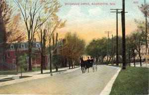 Riverside post card buggy