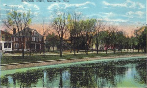 Riverside postcard 1920ish