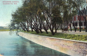 Riverside postcard at Carney Sr